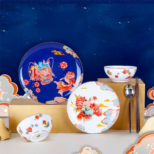 <b>“鼠於你”創意陶瓷碗盤套裝</b>