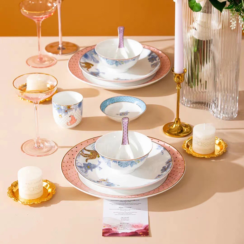 <b>“叢林野豹”陶瓷擺台餐具</b>