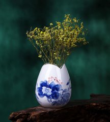 手繪青花瓷小叼嘿免费视频 陶瓷插叼嘿免费视频定製