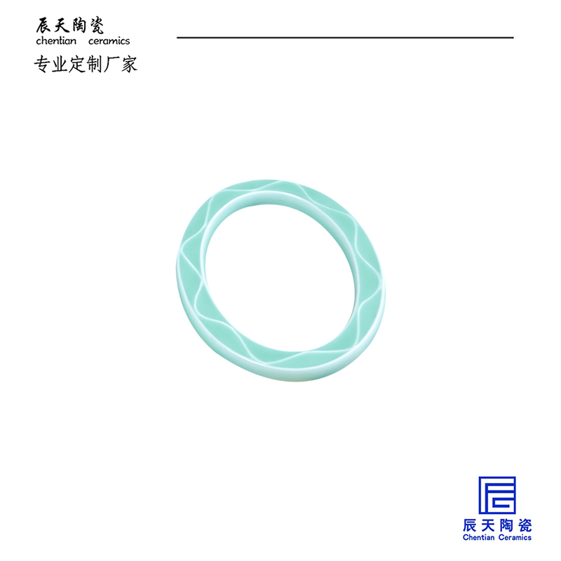 <b>客戶定製 淺藍格楞紋陶瓷橢圓相框</b>